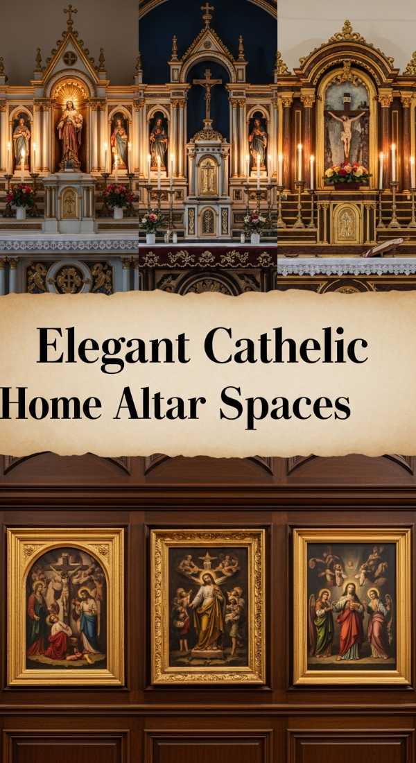 Elegant Catholic Home Altar Spaces 69df1fccab5c8