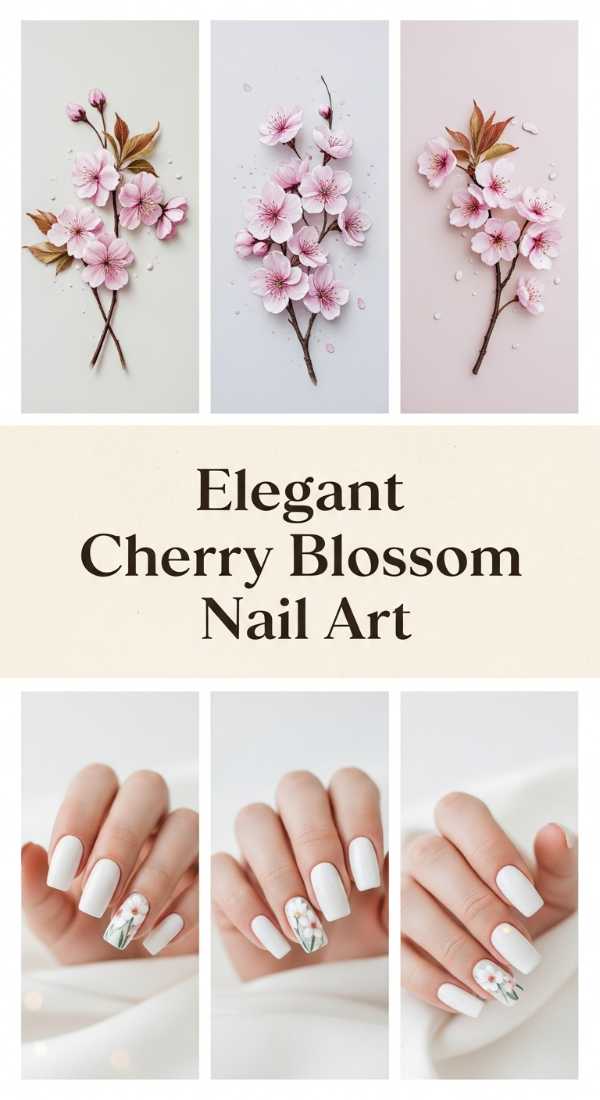 Elegant Cherry Blossom Nail Art 69f24a66aff9d