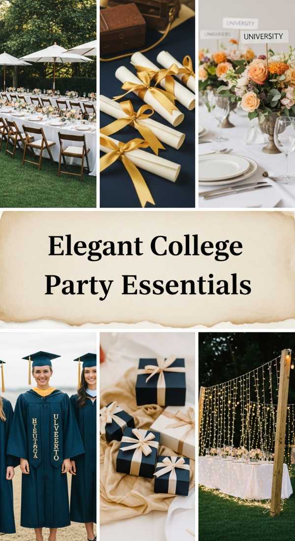 Elegant College Grad Party Essentials 69df24349b548