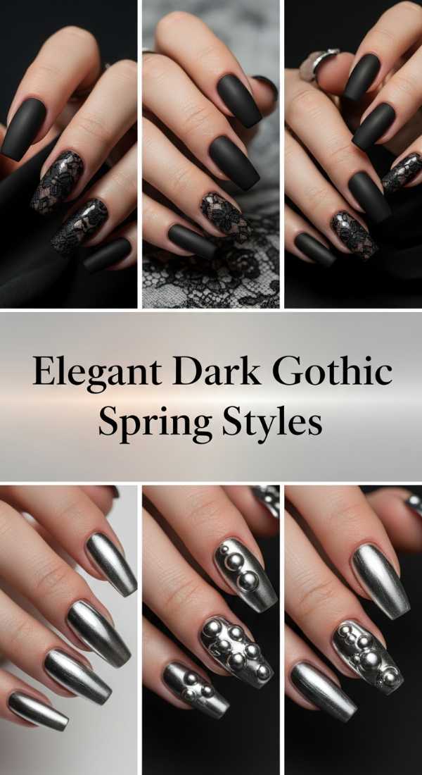 Elegant Dark Gothic Spring Styles 69ef3c7786b10