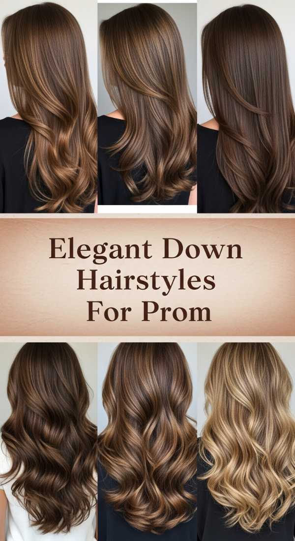 Elegant Down Hairstyles For Prom 69f0e31473d1f