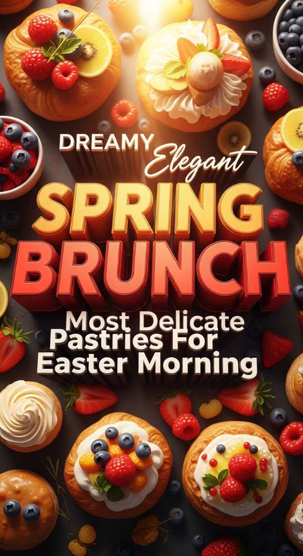 Elegant Easter Brunch Pastry Ideas 69de759951a8d