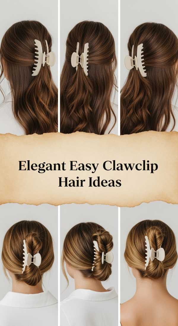 Elegant Easy Clawclip Hair Ideas 69eb9662ab66b