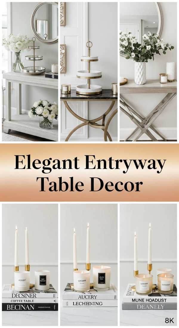 Elegant Entryway Table Decor 69f0e5bc40337
