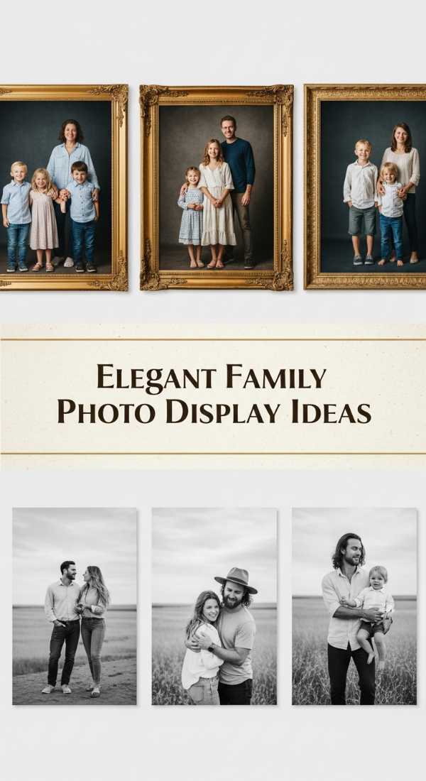 Elegant Family Photo Display Ideas 69df20e013af7