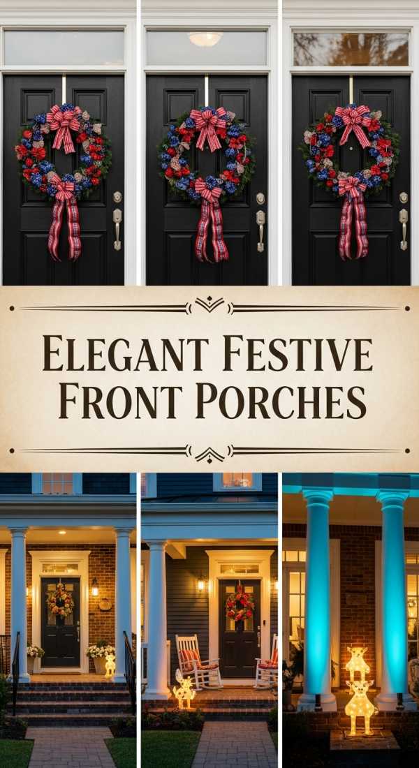 Elegant Festive Front Porches 69df468048a44