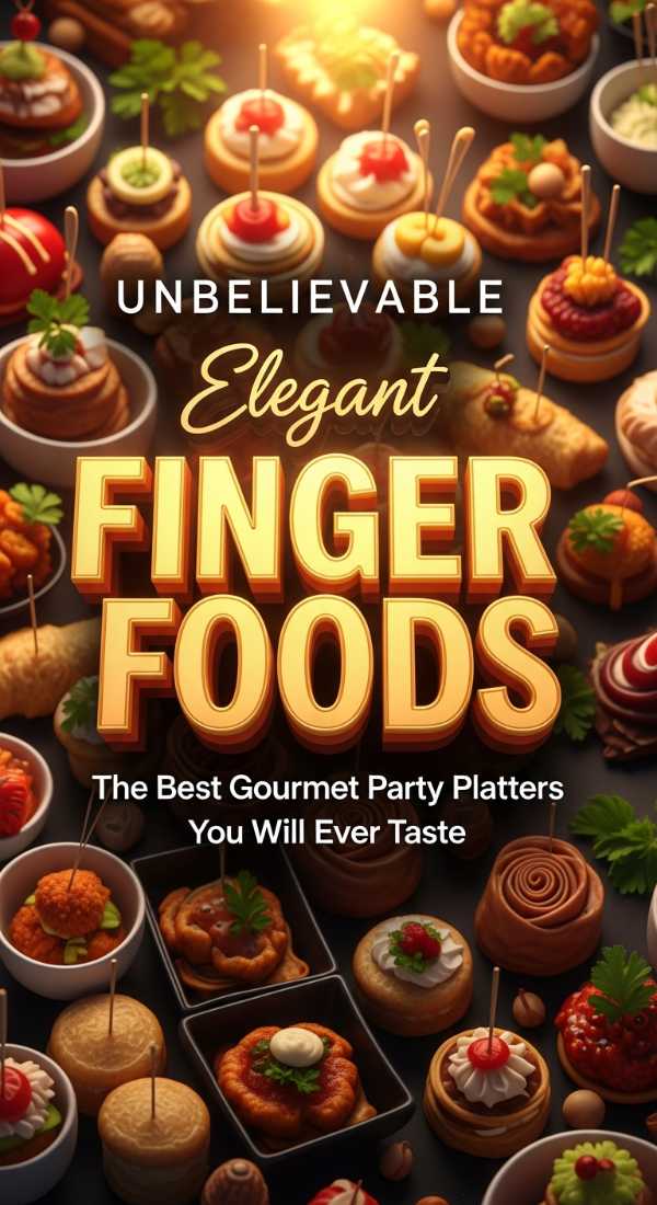 Elegant Finger Foods For Gourmet Party Platters 69ee42059a827