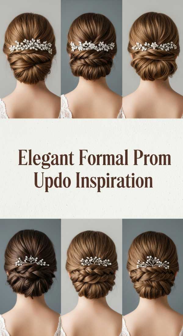Elegant Formal Prom Updo Inspiration