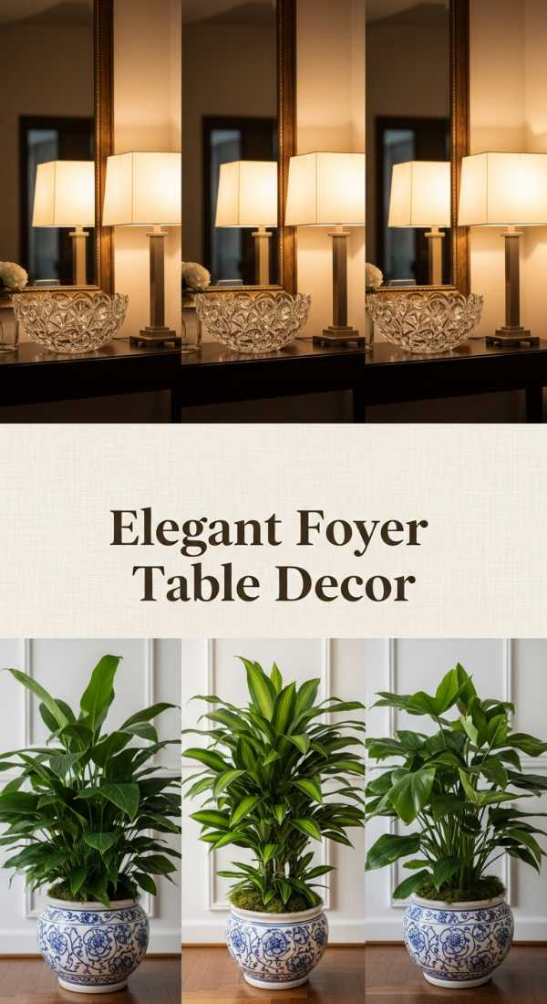 Elegant Foyer Table Decor 69ed033f5bbad