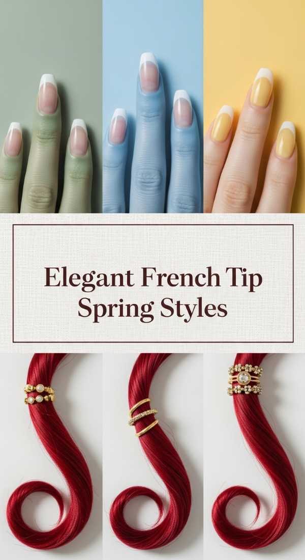 Elegant French Tip Spring Styles 69ef3acb6325c