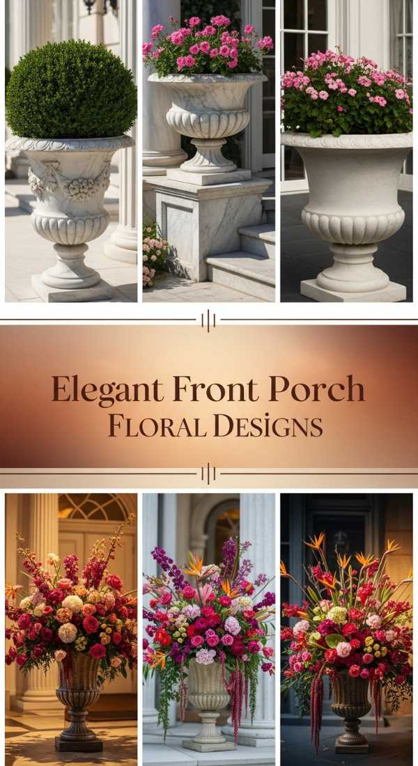 Elegant Front Porch Floral Designs 69efa26e05d48