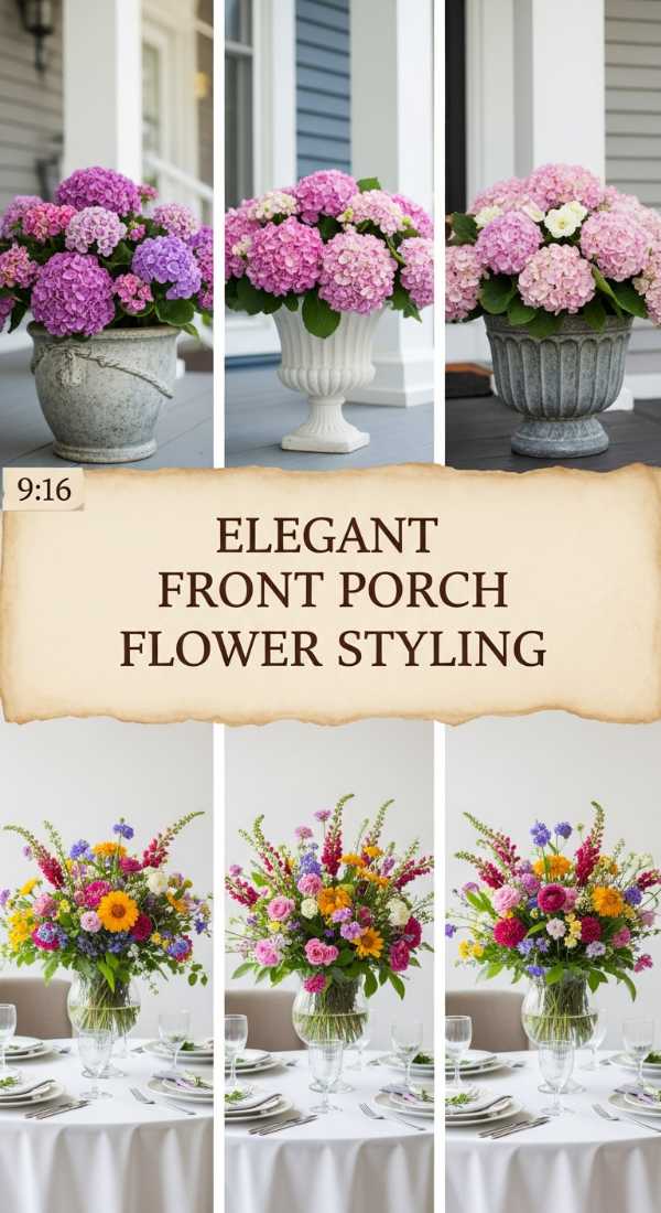 Elegant Front Porch Flower Styling 69df43d1725c7