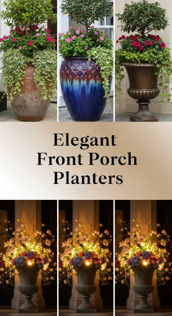 Elegant Front Porch Planters 69e777a0e6370