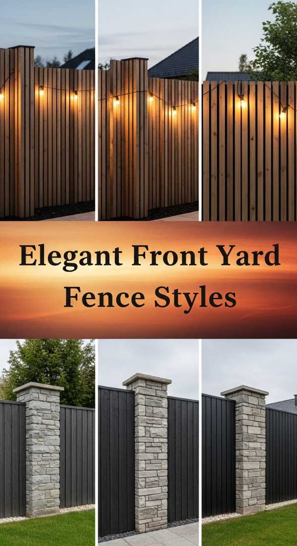 Elegant Front Yard Fence Styles 69df43d7b884d