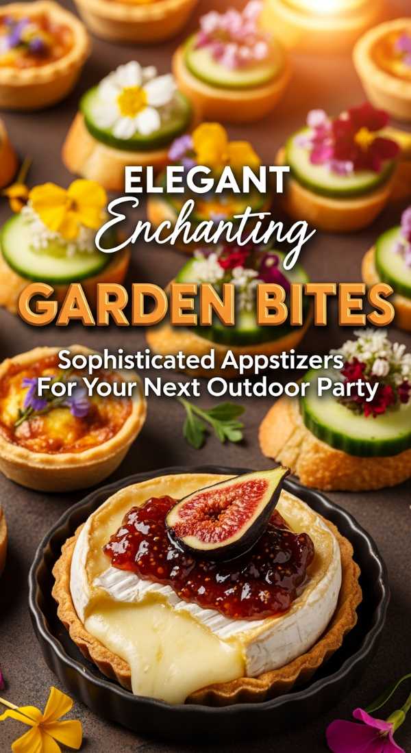 Elegant Garden Party Appetizer Recipes