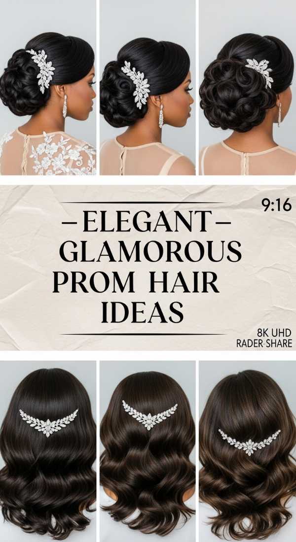 Elegant Glamorous Prom Hair Ideas 69e9ccfe269eb