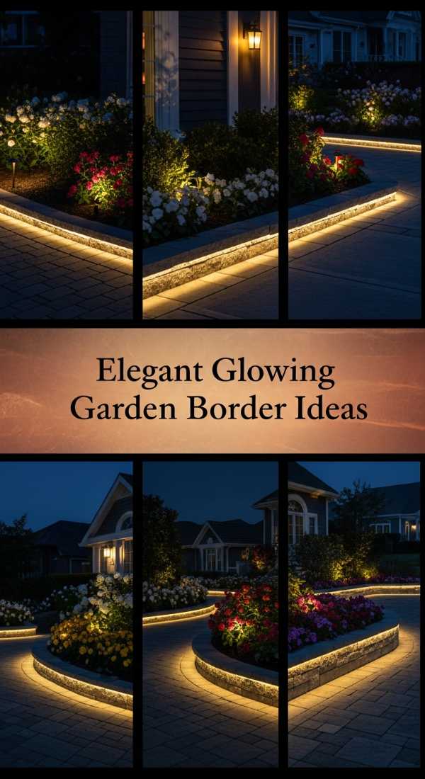 Elegant Glowing Garden Border Ideas 69e64b826417d