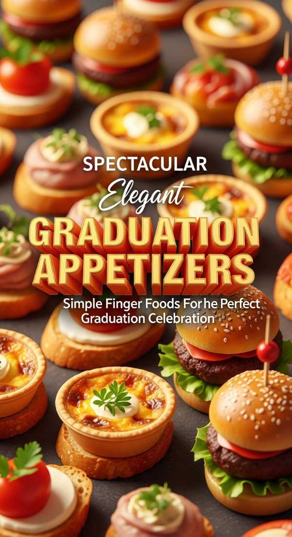 Elegant Graduation Party Appetizers 69e5fe7a83bd7