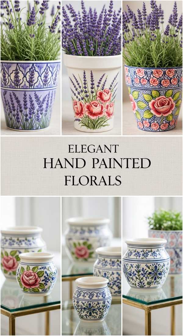 Aesthetic Plant Styling: Why Hand-Painted Pots are a Must-Have Elegant Hand Painted Florals 69df43c7f01e4