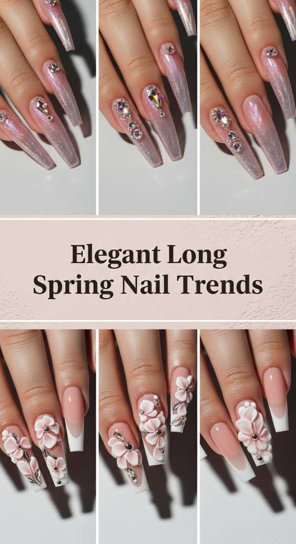 Elegant Long Spring Nail Trends