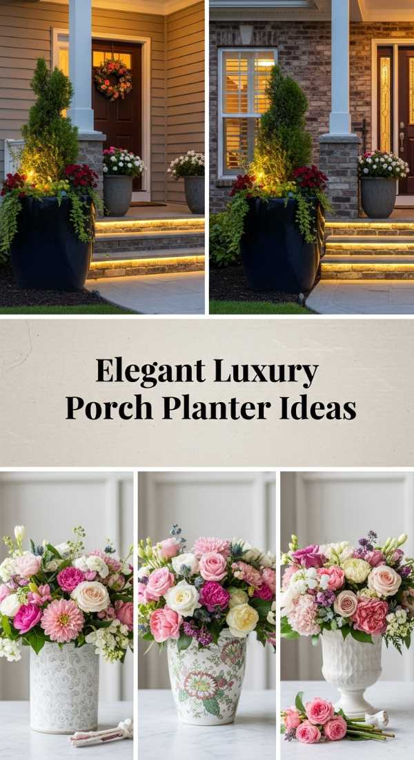 Elegant Luxury Porch Planter Ideas 69e64c5de9c3b