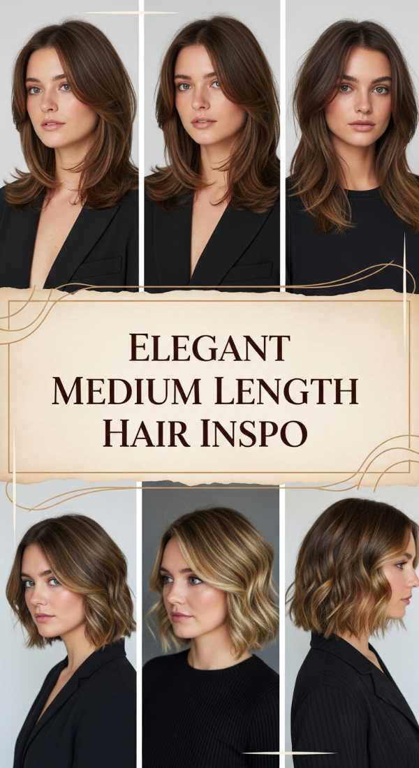 Elegant Medium Length Hair Inspo 69f0e2f41390b