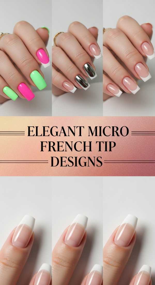 Elegant Micro French Tip Designs 69e72cc435740