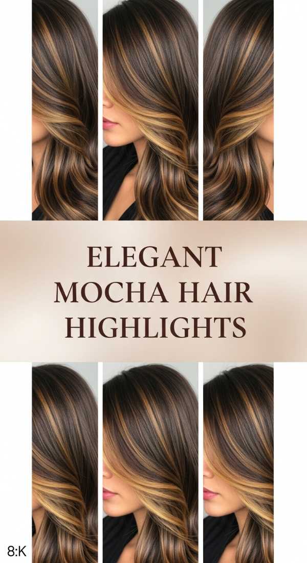 Elegant Mocha Hair Highlights 69eceda87e1df