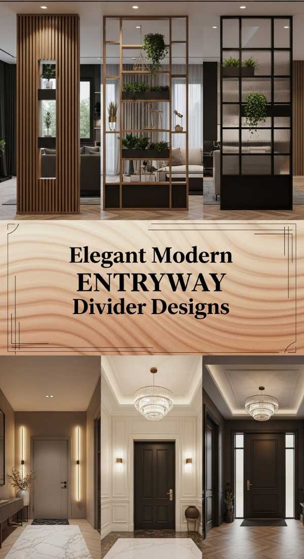 Elegant Modern Entryway Divider Designs 69df43e460f13