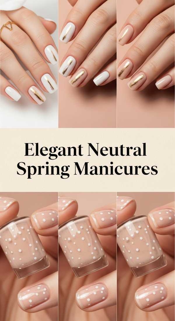 Elegant Neutral Spring Manicures 69e5f3e55f096