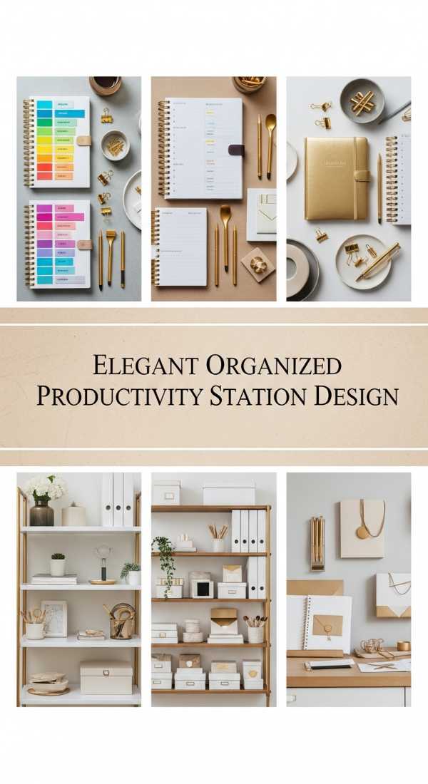 Elegant Organized Productivity Station Design 69e51e6b3b9e0