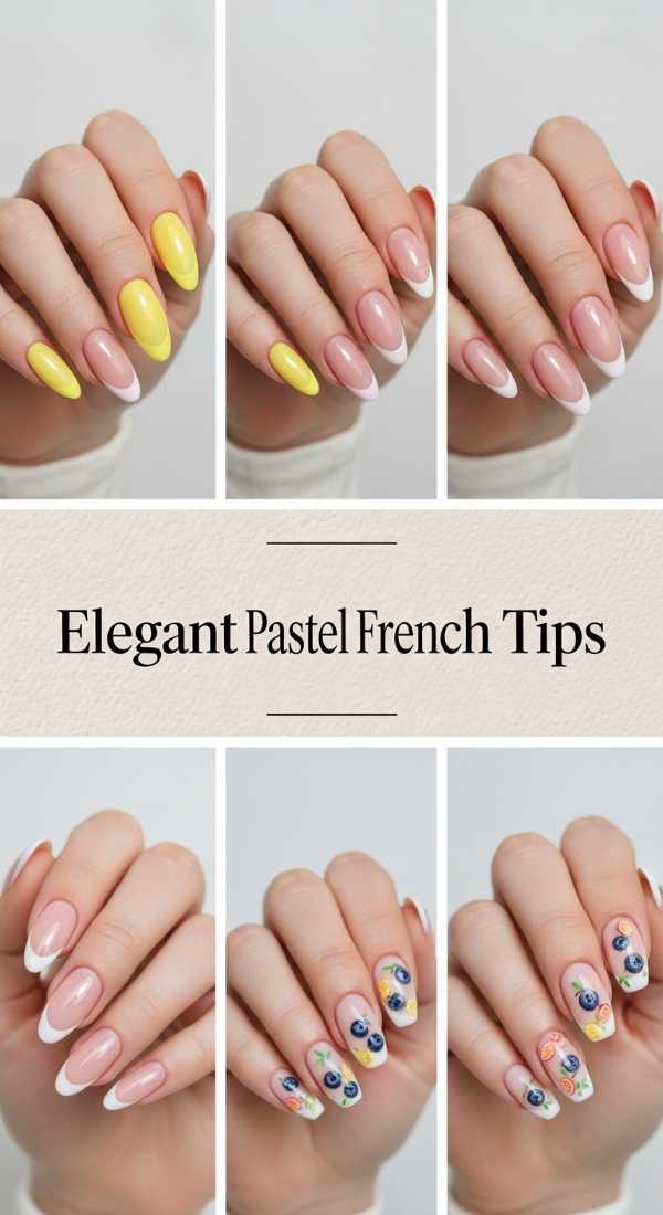 Elegant Pastel French Tips 69df3ac1e69c7