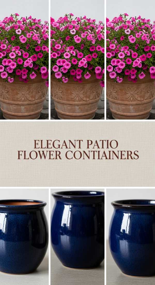 Elegant Patio Flower Containers 69f0e5b673ad7
