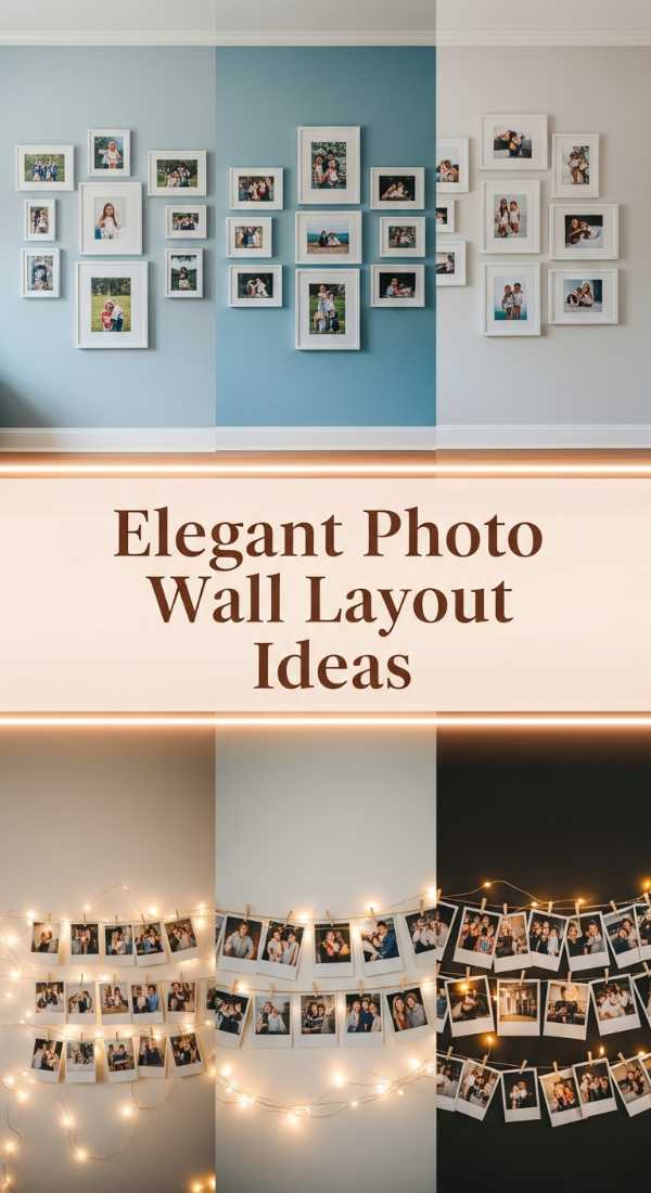 Elegant Photo Wall Layout Ideas 69e3b6f721aeb