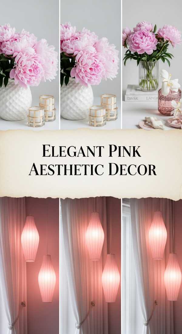 Elegant Pink Aesthetic Decor 69e51e5153225