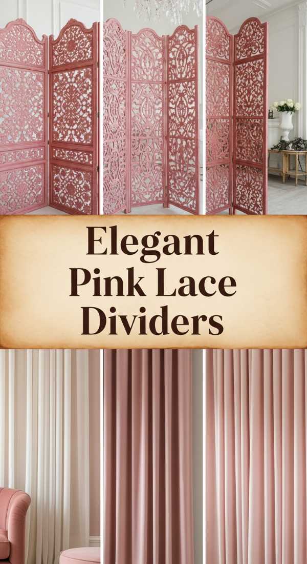 Elegant Pink Lace Dividers 69e64b83ee017