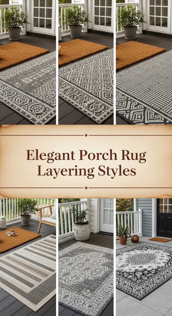 Elegant Porch Rug Layering Styles 69efa25e62879
