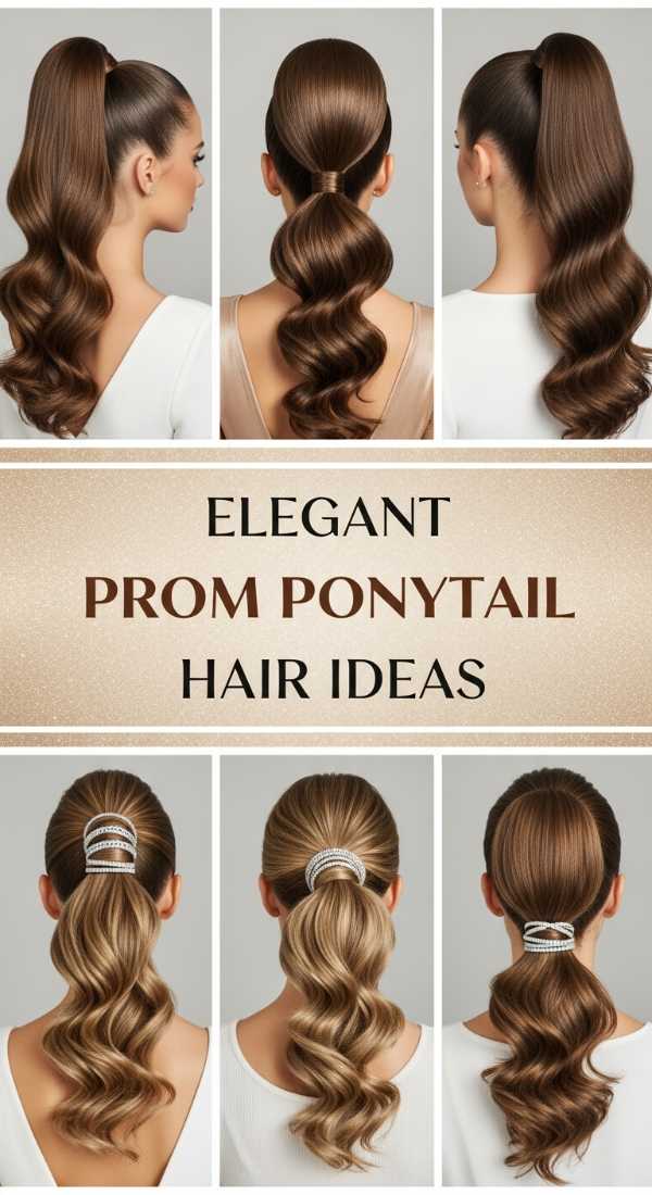 Elegant Prom Ponytail Hair Ideas 69ecefa1c1916