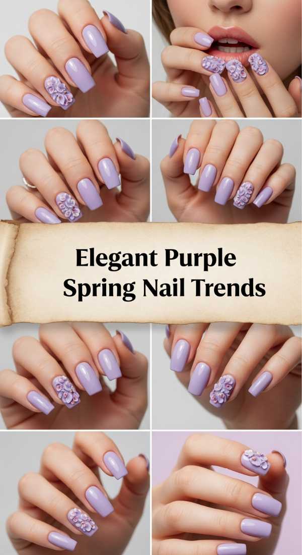 Elegant Purple Spring Nail Trends 69e4e494e0996