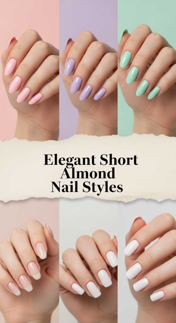 Future Florals & Neon Pastels: The Spring 2026 Nail Aesthetic Blueprint Elegant Short Almond Nail Styles 69df3aca5ad6b