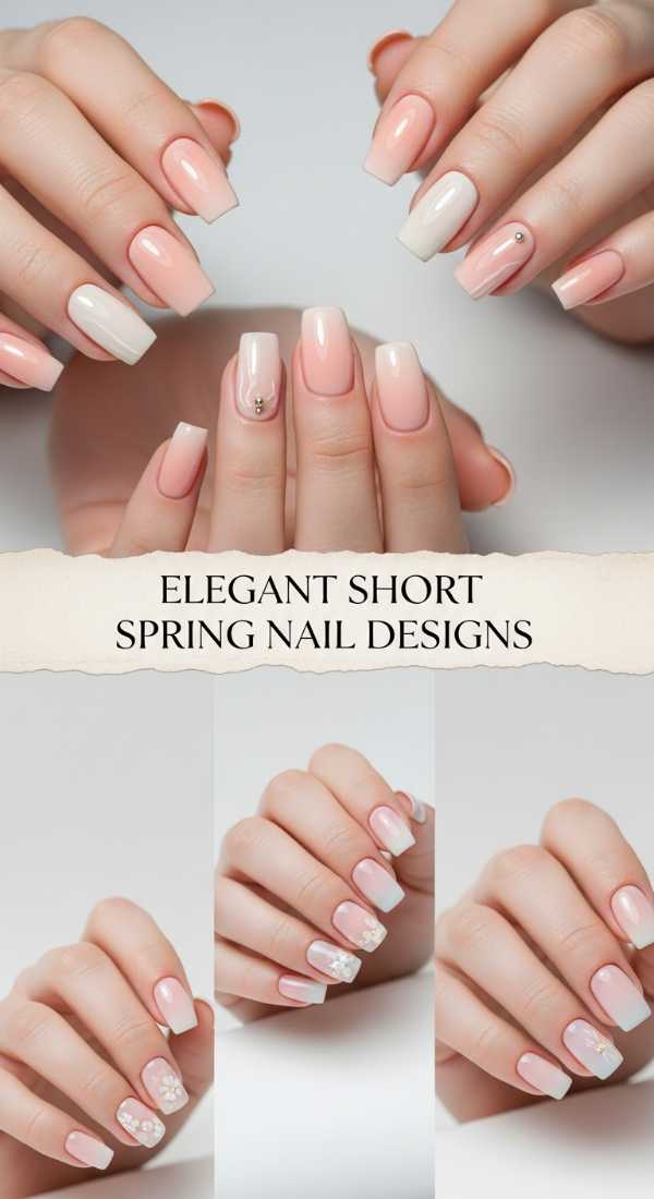 Elegant Short Spring Nail Designs 69e4e4aed874b