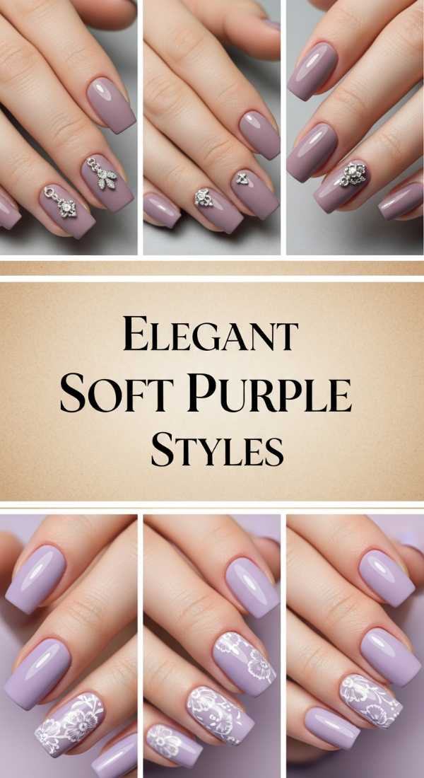 Elegant Soft Purple Polish Styles 69e5f3dca6b85