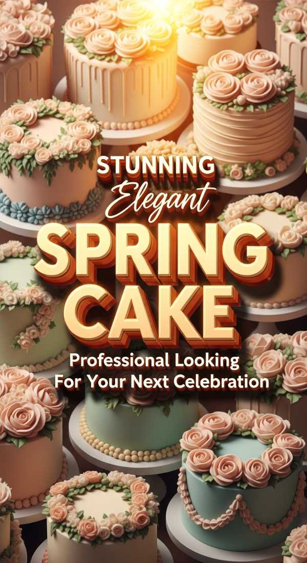 Elegant Spring Cake Designs You Must Try 69edba2b3b687