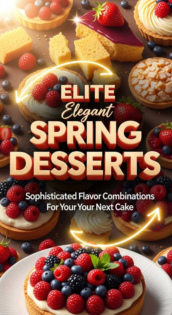 Elegant Spring Dessert Combinations