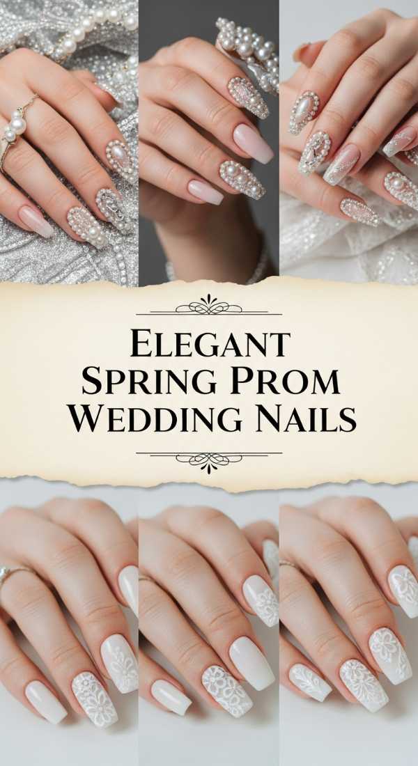 Elegant Spring Prom Wedding Nails 69f24a79a4260