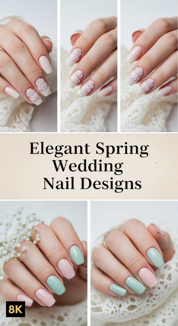 Elegant Spring Wedding Nail Designs 69f0cc51104e4