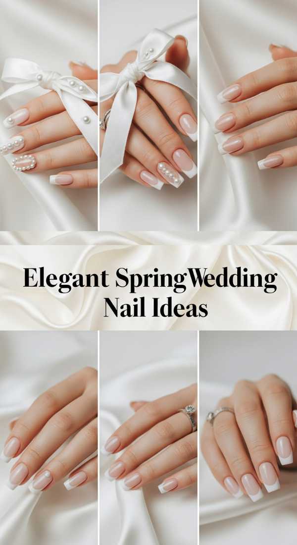 Elegant Spring Wedding Nail Ideas 69ef3ac551a06