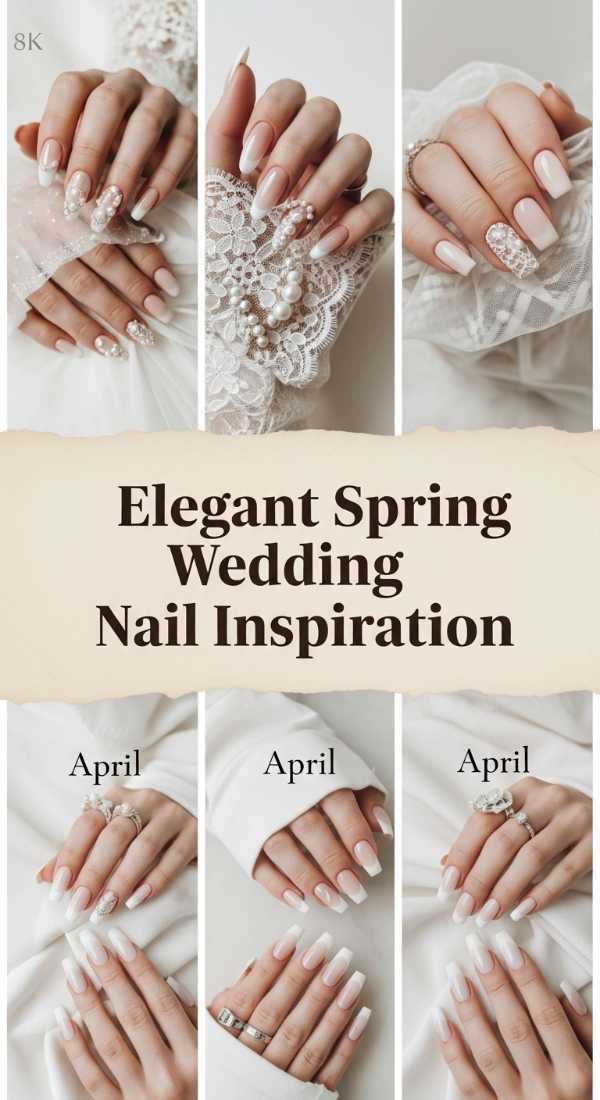 Elegant Spring Wedding Nail Inspiration 69f0cc2d9317a