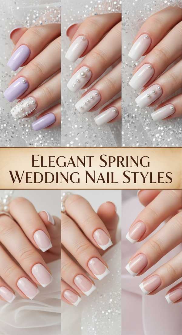 Elegant Spring Wedding Nail Styles 69ee4195abf26