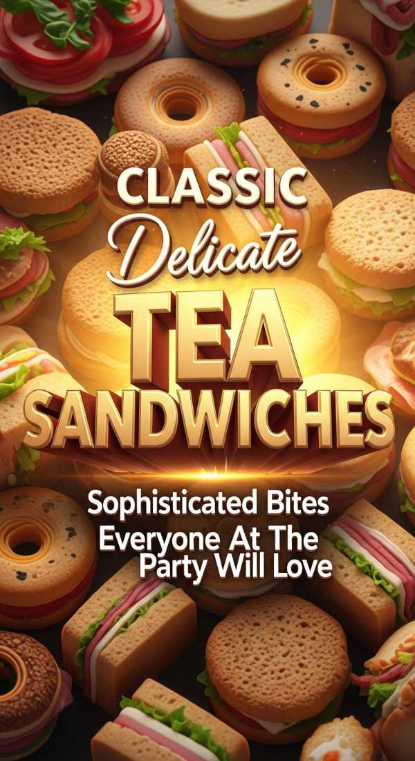 Elegant Tea Party Sandwiches For Brunch